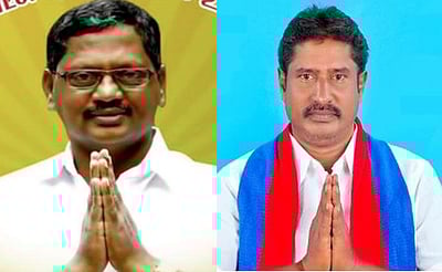 திமுக வேட்பாளருக்கு எதிராகக் களம் இறங்கிய விசிக நிா்வாகி: பிரசாரம் செய்வதில் கூட்டணிக் கட்சியினா் குழப்பம்