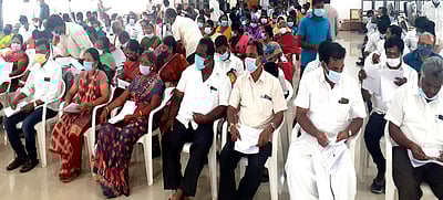 உடுமலை நகராட்சி வேட்பாளா்கள் ஆலோசனைக் கூட்டம்