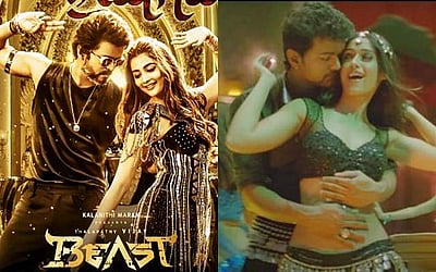 விஜய்யின் 'பீஸ்ட்' புதிய போஸ்டர்: 'நண்பன்' படத்தை நினைவூட்டுகிறதா?