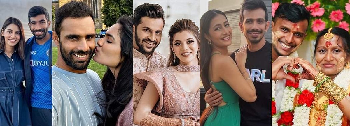 ஷர்துல் தாக்குர் முதல் விராட் கோலி வரை: இந்திய கிரிக்கெட்டின் காதல் ஜோடிகள் (படங்கள்)