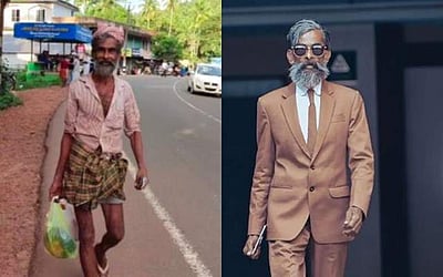 விளம்பர மாடலாக மாறிய 60 வயது கூலித் தொழிலாளி: புகைப்படக் கலைஞரின் திறமை!