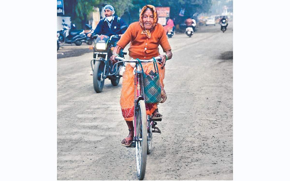 81 வயதில் சைக்கிள் பயணம்!