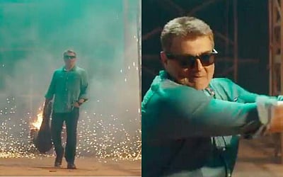 வலிமை பட அனல் பறக்கும் சண்டைக் காட்சியை வெளியிட்ட தயாரிப்பாளர்