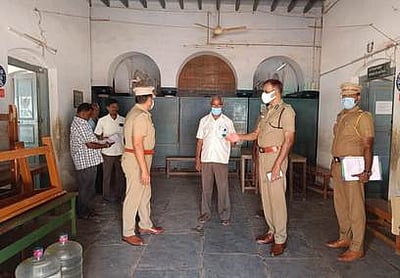 வாக்கு எண்ணும் மையத்தில் டிஐஜி ஆய்வு