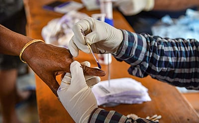 சென்னையில் மந்தமான வாக்குப்பதிவு