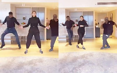 பீஸ்ட் அரபிக் குத்து பாட்டுக்கு மனைவியுடன் இயக்குநர் அட்லி நடனம்: செமையா ஆடுறாரே