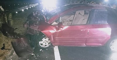 அவிநாசி அருகே விபத்து: இளம் தம்பதியர் பலி