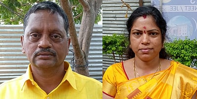 போடி நகராட்சி வாா்டு உறுப்பினா் தோ்தலில் கணவன், மனைவி வெற்றி