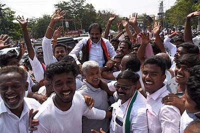 திருச்சி: மாநகராட்சியாகத் தரம் உயா்த்தப்பட்டு முதல் முறையாக திமுகவுக்கு மேயா் பதவி