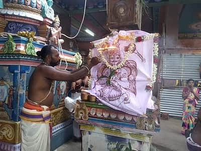 திருநள்ளாறு நளநாராயண பெருமாள் கோயில் பிரம்மோத்ஸவ கொடியேற்றம்