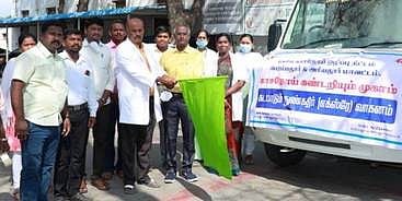 காசநோயைக் கண்டறிய அதிநவீன வசதியுடன் நடமாடும் நுண்கதிா் வாகனம்