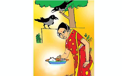 அரங்கம்: காகத்திற்கு உணவு