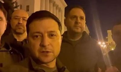 'நானும் அமைச்சர்களும் கீவில்தான் இருக்கிறோம்' - வதந்திக்கு முற்றுப்புள்ளி வைத்த உக்ரைன் அதிபர்