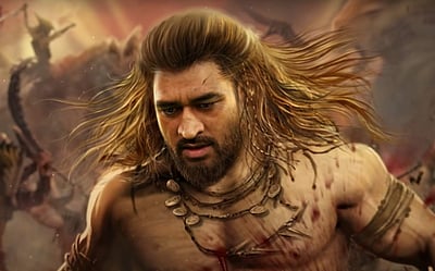 கிராஃபிக்ஸ் நாவலில் தோனி!