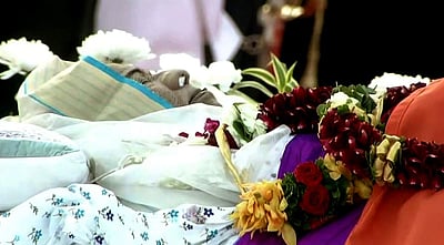 பழம்பெரும் பாடகி லதா மங்கேஷ்கர் மறைவு - புகைப்படங்கள்