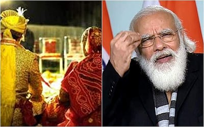 திருமண ஊர்வலத்தில் மோடியைப் புகழ்ந்து பாட்டு: பயன்படுத்திக்கொண்ட திருடர்கள்!