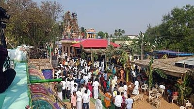 பரமத்திவேலூர்: ஸ்ரீ பால ருக்மணி சமேத ஸ்ரீ நந்த கோபால சுவாமி கோயிலில் மகா கும்பாபிஷேகம்