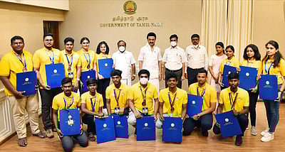 தேசிய திறன் போட்டி: பதக்கம் வென்றவர்களுக்கு ஊக்கத்தொகை வழங்கினார் ஸ்டாலின்