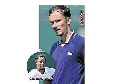 இண்டியன் வெல்ஸ் மாஸ்டா்ஸ்: மெத்வதெவை வீழ்த்தினாா் மான்ஃபில்ஸ்