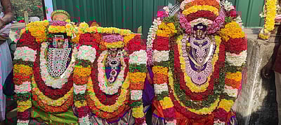 திருவாமாத்தூா் அபிராமேஸ்வரா் கோயில் தேரோட்டம்