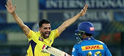 சிஎஸ்கே அணிக்குப் பின்னடைவு: காயம் காரணமாக பல ஐபிஎல் ஆட்டங்களைத் தவறவிடும் தீபக் சஹார்