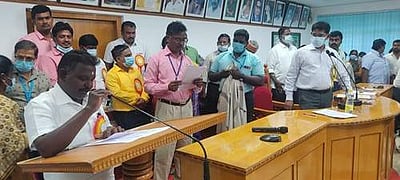 திருச்சி மாநகராட்சியில் மாமன்ற உறுப்பினர்கள் பதவியேற்பு