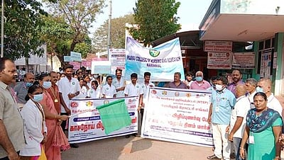 ராசிபுரம்:  சர்வதேச காசநோய் ஒழிப்பு விழிப்புணர்வு நாள் பேரணி