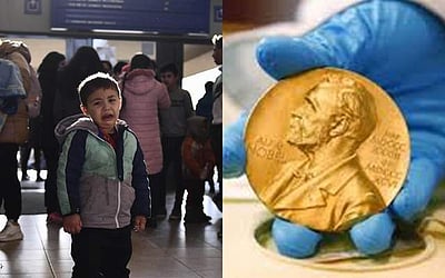 உக்ரைன் அகதிகளுக்கு நிதி: நோபல் பதக்கத்தை விற்கும் ரஷிய பத்திரிகையாளர்