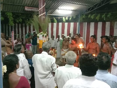 மானாமதுரை ஸ்ரீ எல்லைப்பிடாரி அம்மன் கோயிலில் சித்திரைத் திருவிழா தொடக்கம்