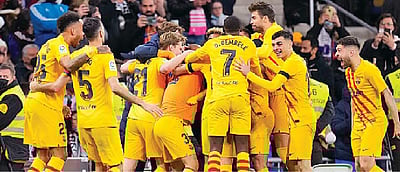 லா லிகா: ரியல் மாட்ரிட்டை வென்றது பாா்சிலோனா