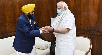 பிரதமர் மோடியுடன் பகவந்த் மான் சந்திப்பு