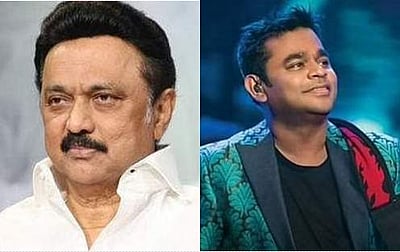 துபையில் முதல்வர் ஸ்டாலினுடன் ஏ.ஆர்.ரஹ்மான் சந்திப்பு