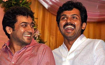 சூர்யா - கார்த்தியை மனதில் வைத்து 'ஆர்ஆர்ஆர்' கதையை உருவாக்கிய ராஜமௌலி : சுவாரசியத் தகவல்