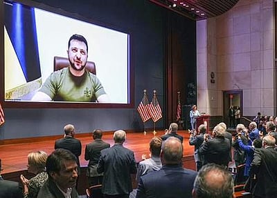 உக்ரைனுக்கு ராணுவ உதவியை வழங்குங்கள்: நேட்டோ உச்சிமாநாட்டில் வொலோதிமீா் ஸெலென்ஸ்கி வேண்டுகோள்