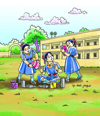 குட்டிப் பெண்ணின் ஒரு நாள்!