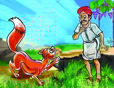 முத்துக் கதை: நரியும் திராட்சையும்