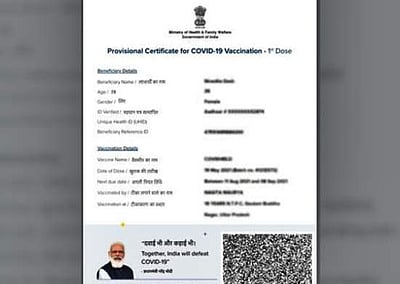தேர்தல் நிறைவு: தடுப்பூசி சான்றிதழில் மீண்டும் பிரதமரின் புகைப்படம் அச்சிடத் திட்டம்