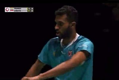 ஸ்விஸ் ஓபன்: இந்திய வீரர் எச்.எஸ். பிரணாய் தோல்வி