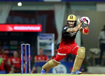 டூ பிளெஸ்சி அதிரடி அரைசதம்: பஞ்சாப் அணிக்கு 206 ரன்கள் இலக்கு