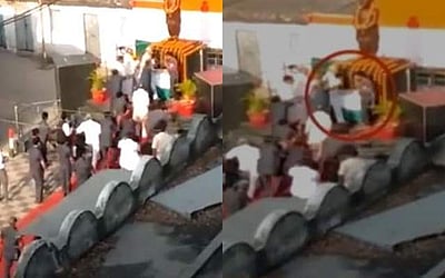 பிகார் முதல்வர் நிதிஷ் குமாரைத் தாக்கிய இளைஞர்: சொந்த ஊரில் நடந்த விபரீதம்!