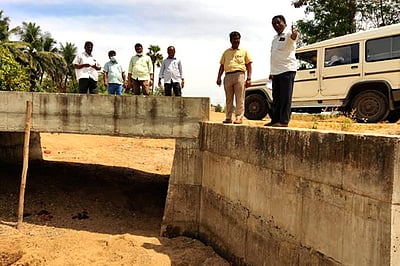 செங்கம் ஒன்றியத்தில் திட்டப் பணிகள் மாவட்ட அதிகாரி ஆய்வு