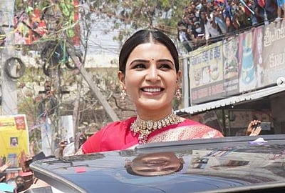 சவால்விட்ட நடிகருக்கு விடியோ மூலம் பதிலளித்த சமந்தா