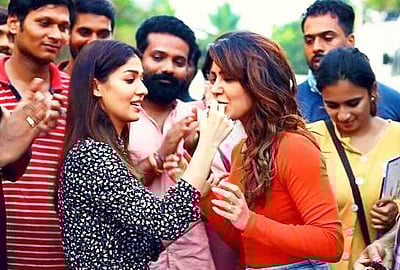 சமந்தாவுக்கு நயன்தாரா அளித்த நினைவு பரிசு: 'டார்லிங் நயன்...'