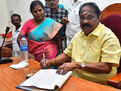 சிவகங்கை நகராட்சித் தலைவா், துணைத் தலைவா் போட்டியின்றி தோ்வு