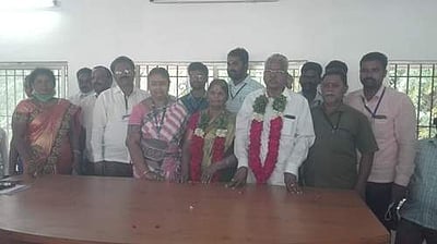 அரூர் பேரூராட்சி தலைவர், துணைத் தலைவர்: திமுக தம்பதியர் வெற்றி