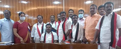 அறந்தாங்கி நகா்மன்றத் தலைவராக இரா. ஆனந்த்  தோ்வு