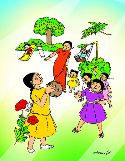 மீனுவின் உற்சாகம்!