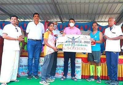 எடப்பாடியில் மாநில அளவிலான மாரத்தான் போட்டி