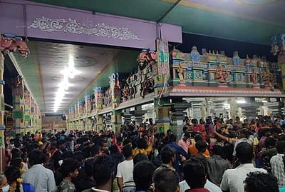 பண்ணாரி அம்மன் குண்டம் திருவிழா: பூச்சாட்டுதலுடன்  தொடங்கியது