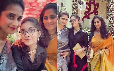 அம்மா, சித்தியுடன் நடிகர் அஜித்தின் மகள்: இவ்வளவு வளர்ந்துட்டாங்களே !